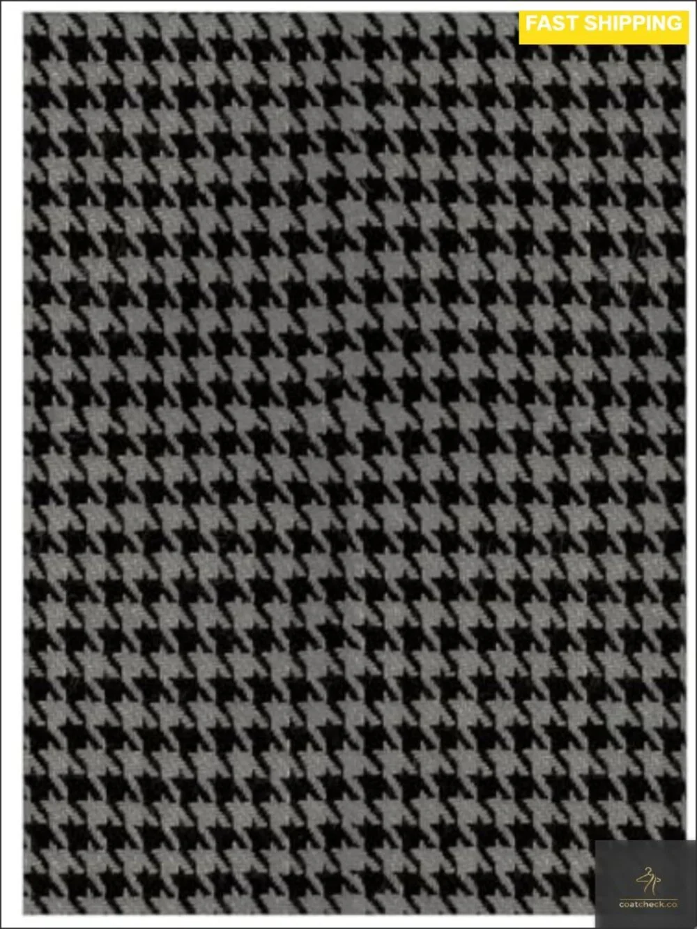 Men's Houndstooth Blazer Slim Fit One Button Peak Lapel Wedding Prom Party